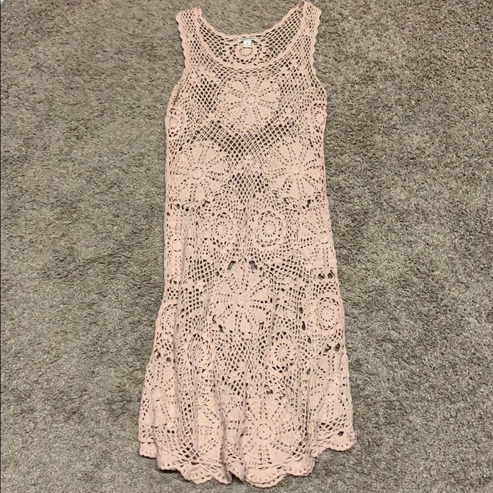 Boston Proper Crotchet Swim Coverup Small